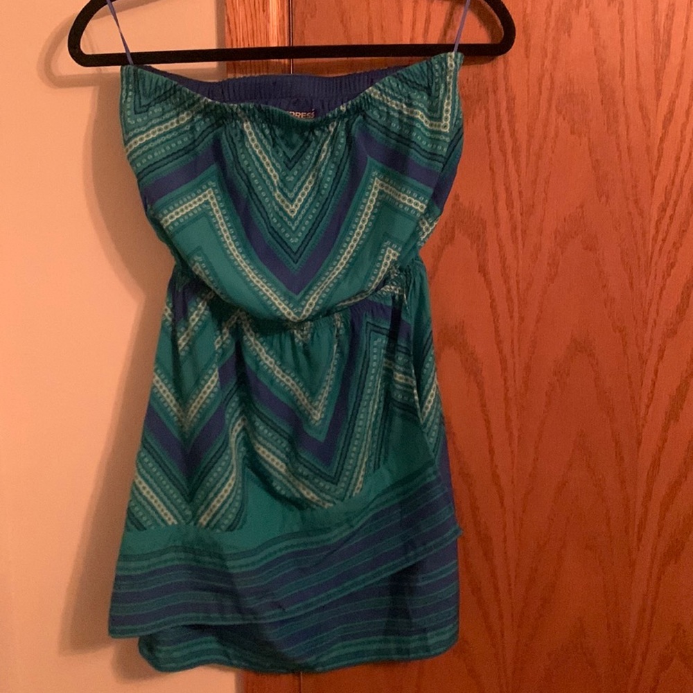 Strapless summery dress from Express!